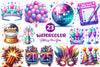 Glittery New Year Clipart Bundle