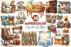 Vintage Cozy Home Life Clipart Bundle 2