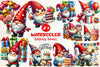 Birthday Gnomes Clipart Bundle