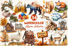 Alpine Autumn Clipart Bundle