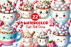 Cute Hot Cocoa Clipart Bundle