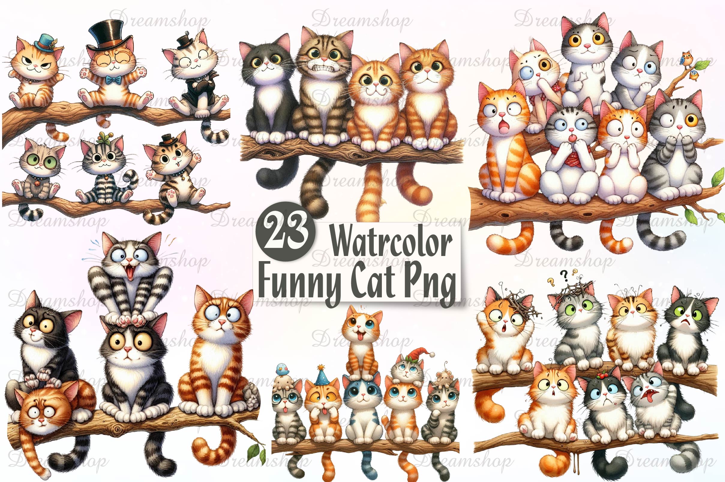 Cat Clipart Bundle