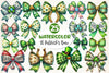 St Patricks Day Bow Clipart Bundle 3