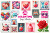 Valentine Stamps Clipart Bundle 2