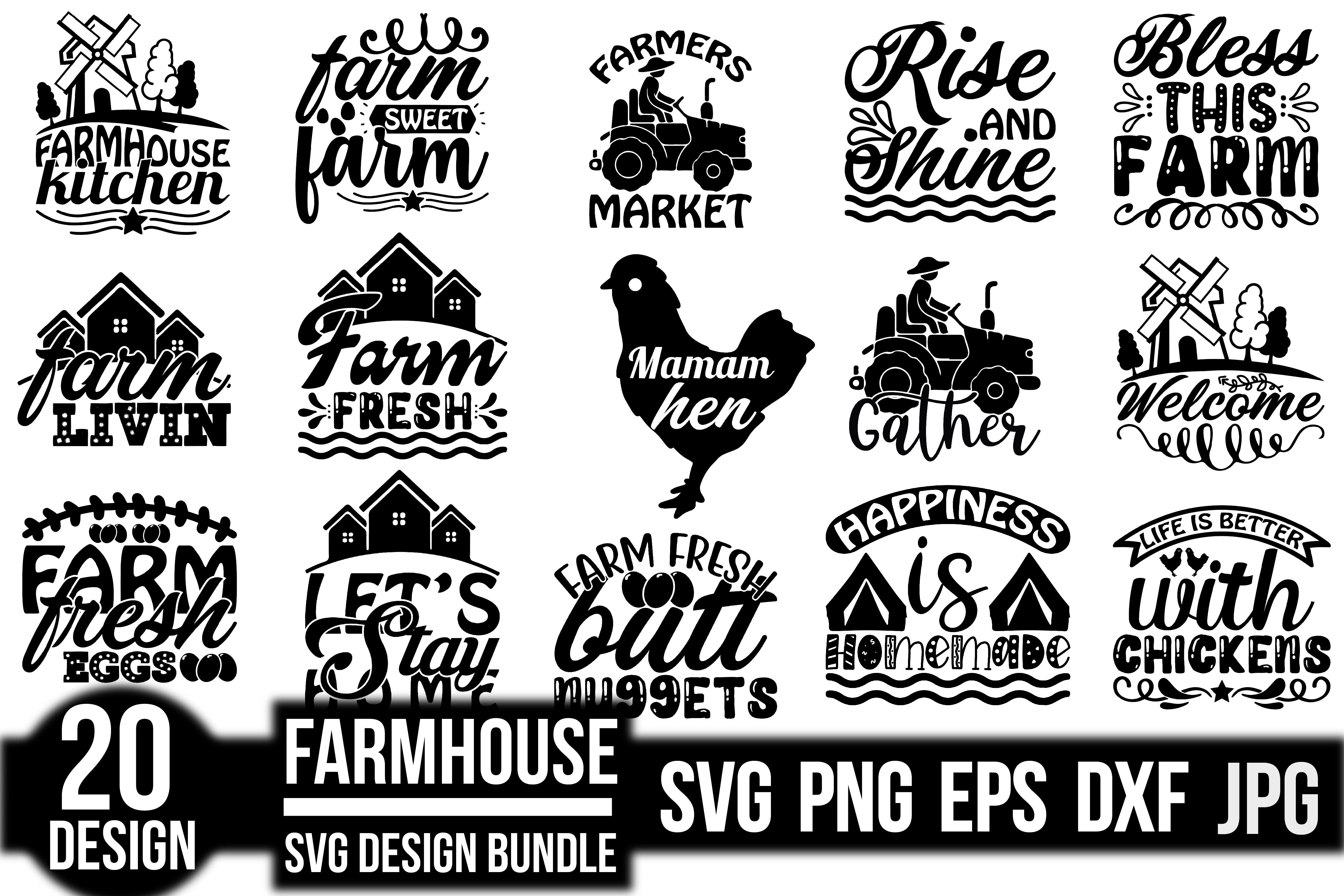 Farmhouse SVG Bundle 4