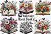 Floral Book Clipart Bundle