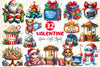 Christmas Movie Night Clipart Bundle 3