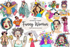 Funny Woman Clipart Bundle