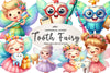 Mascot Cute Tooth Fairy Clipart Bundle 1