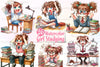 Girl Studying Clipart Bundle