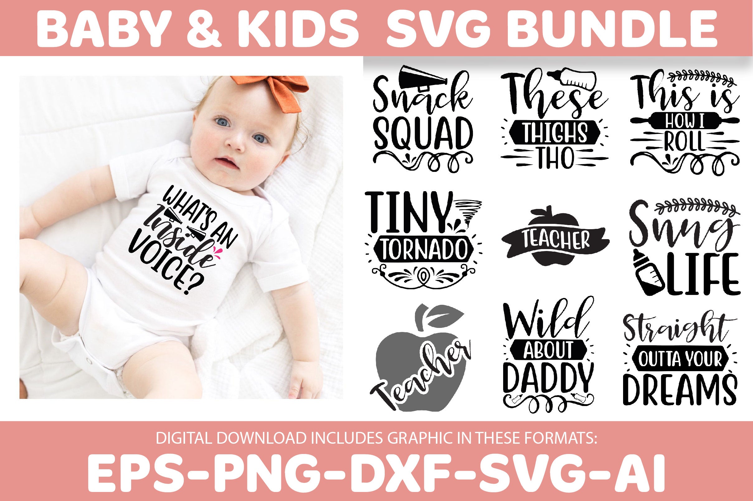 Kids & Baby SVG Bundle 1