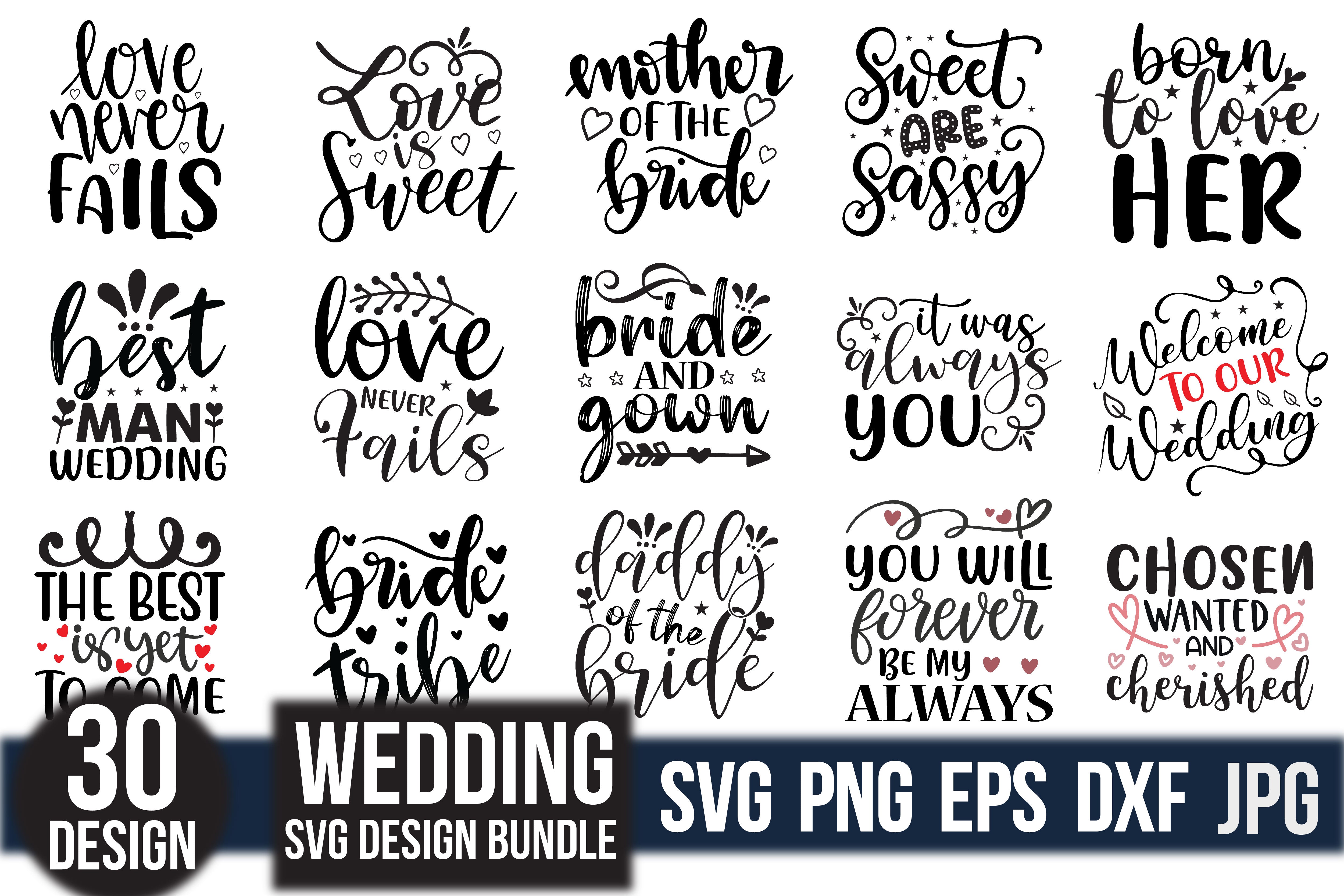 Wedding SVG Bundle 2
