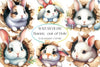 Bunny Peeks Out Of A Hole Clipart Bundle