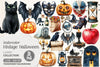 Vintage Halloween Clipart Bundle 2