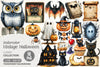 Vintage Halloween Clipart Bundle 3