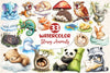 Sleepy Animals Clipart Bundle 3