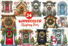 Christmas Door Clipart Bundle