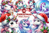 Winter Unicorn Clipart Bundle