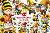 Honey Bee Gnome Clipart Bundle 1