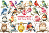 Cute Funny Birds Clipart Bundle