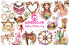 Western Mothers Day Cowgirl Clipart Bundle 2