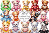 Mothers Day Teddy Bear Clipart Bundle