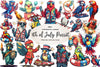 Patriotic 4th Of July Parrot Clipart Bundle
