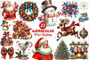 Retro Christmas Clipart Bundle