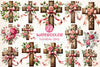 Valentine Cross Clipart Bundle 1