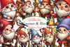 Gnome & Bird Clipart Bundle