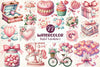 Pink Pastel Valentines Day Clipart Bundle