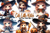 Cute Little Witch Clipart Bundle
