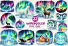 Polar Lights Winter Clipart Bundle