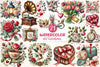 Vintage Old Valentines Day Clipart Bundle