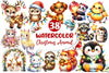 Christmas Light Animal Clipart Bundle 2