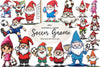 Soccer Gnome Clipart Bundle