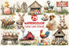Easter Farm Clipart Bundle 6