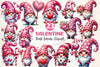 Valentine Gnome Clipart Bundle 5