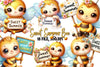 Bee With A Sign That Says Sweet Summer Clipart Bundle