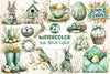 Sage Green Easter Clipart Bundle