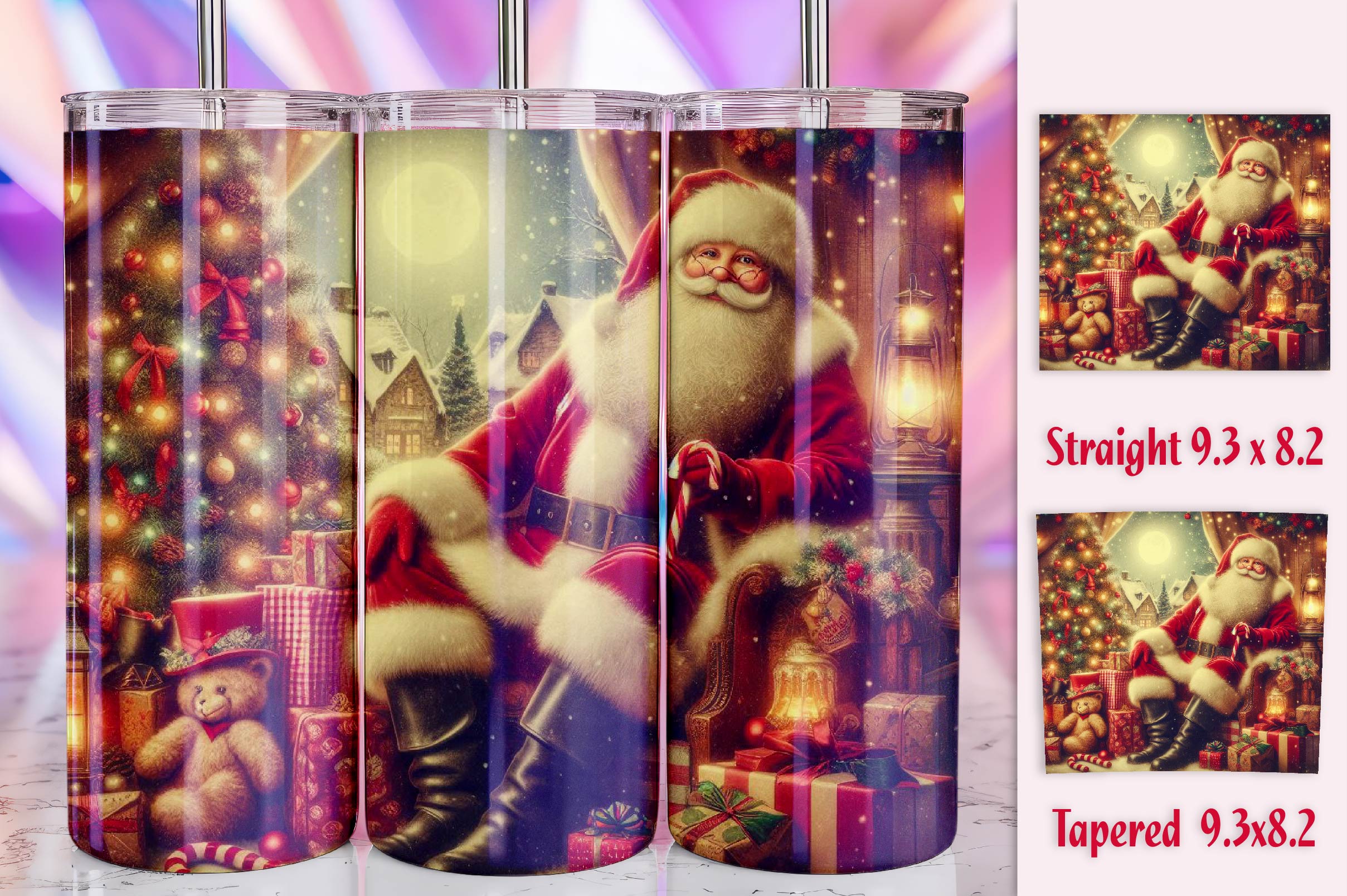 Christmas Santa Tumbler Bundle