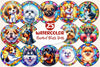 Round Stained Glass Dogs Clipart Bundle