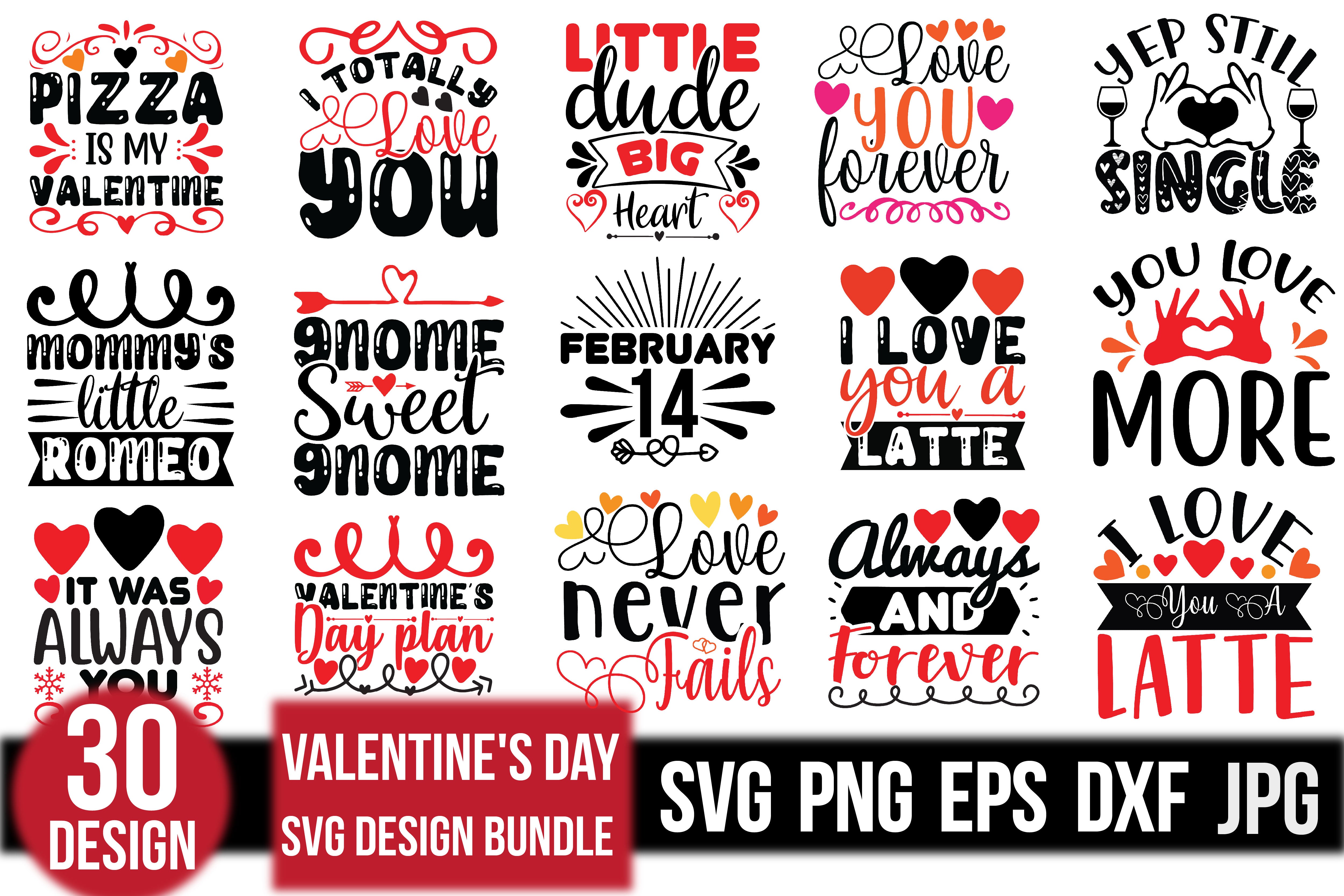 Valentine's Day SVG Bundle 24