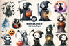 Cute Grim Reaper Clipart Bundle