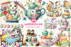 Easter Day Tea Party Clipart Bundle