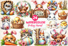 Peeking Easter Animal Clipart Bundle