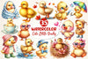Cute Little Ducks Clipart Bundle