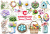 Spring Seasonal Elements Clipart Bundle