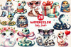 Cute Baby Snake Nursery Art Clipart Bundle