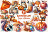 Disco Autumn Clipart Bundle 3